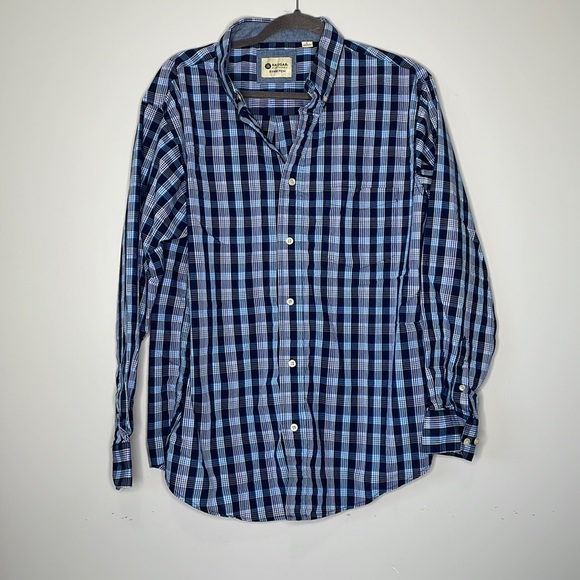 Haggar Button Up Long Sleeved Dress Shirt - Picture 1 of 8